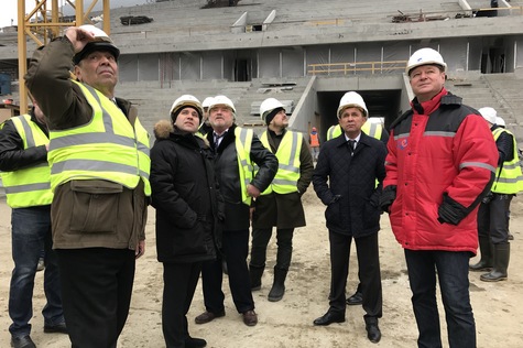 Представители общественности высоко оценили ход работ по реконструкции стадиона «Екатеринбург-Арена»