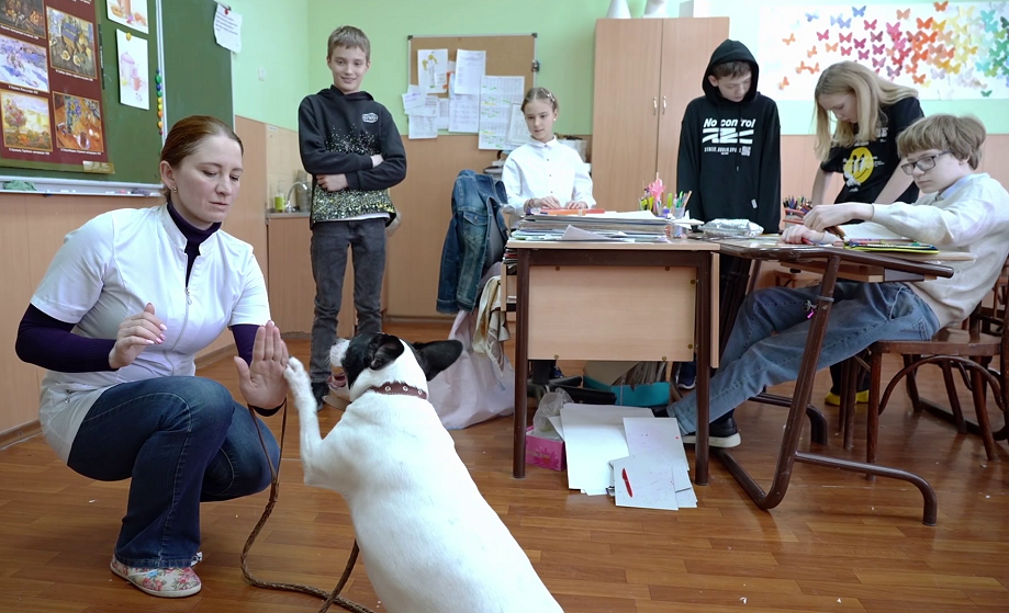 При поддержке Благотворительного фонда «Синара» в Волгоградской области начались занятия по канистерапии