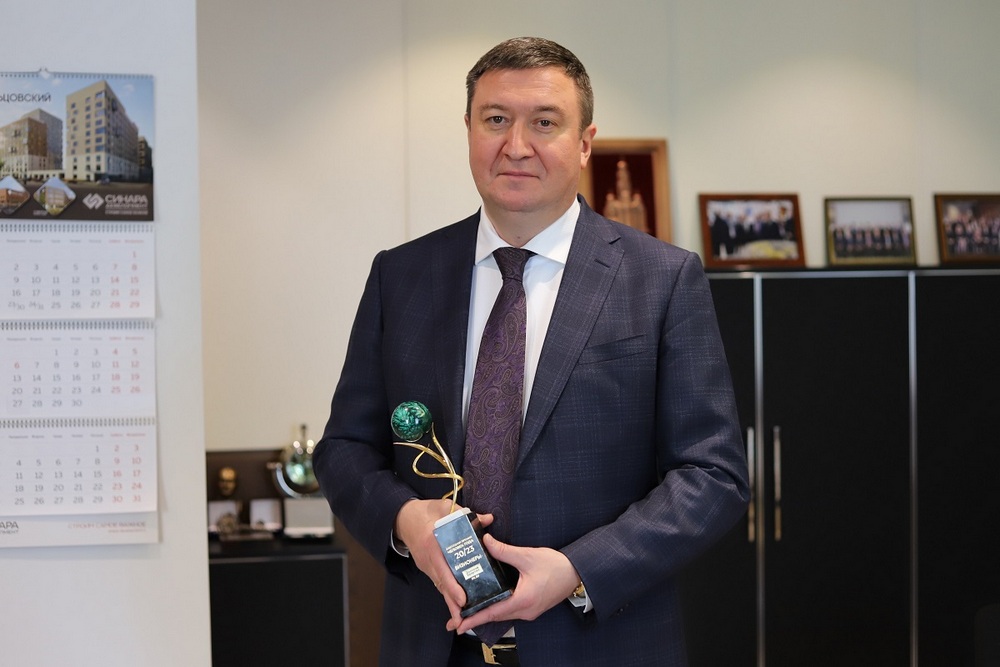 Генеральный директор «Синара-Девелопмент» Тимур Уфимцев стал лауреатом премии «Человек года»