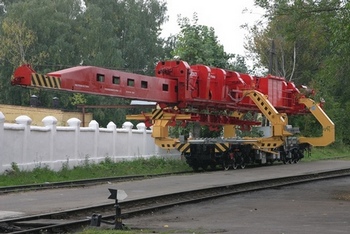Укладочный кран производства «Калугапутьмаша» начал эксплуатироваться на железных дорогах Белоруссии