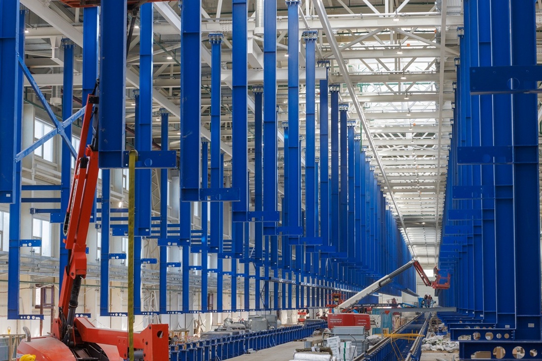 Комплекс по производству высокоскоростных поездов построен на 60%