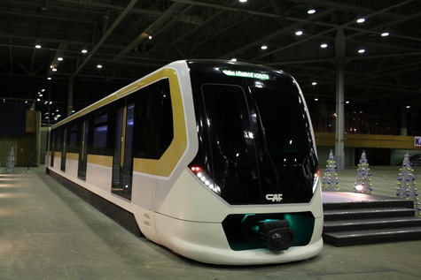 Компания «Городские транспортные решения. UTS» представила прототип вагона для Московского метрополитена во Всероссийском выставочном центре