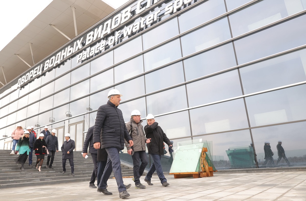 Делегация  Новосибирской области оценила масштаб строительства деревни  Международного фестиваля университетского спорта в Екатеринбурге