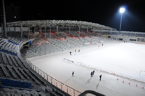 Комиссия администрации города Екатеринбурга дала высокую оценку катку на Центральном стадионе